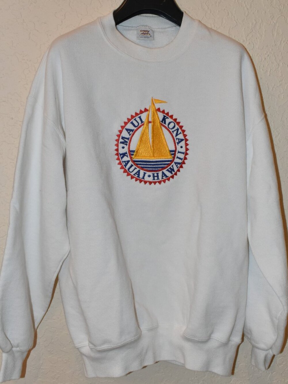 Vintage Crazy Shirt Unisex Hawaii Maui Sweatshirt - Size XL